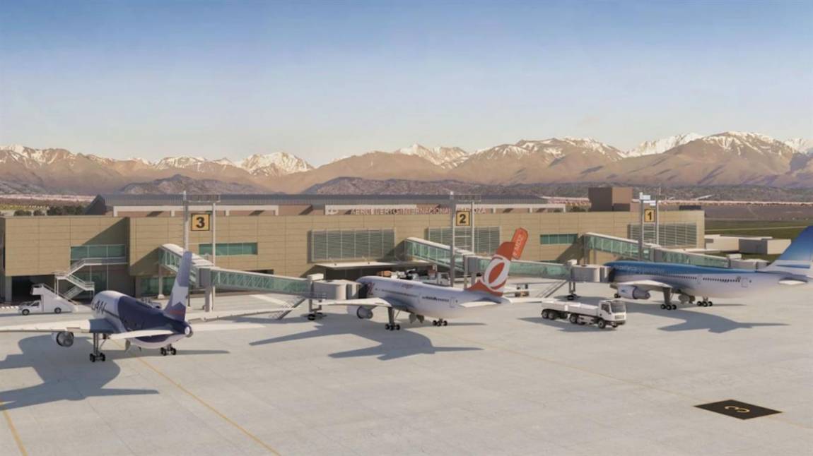 Argentina: Mendoza tiene el tercer aeropuerto con mayor movimiento de pasajeros del país